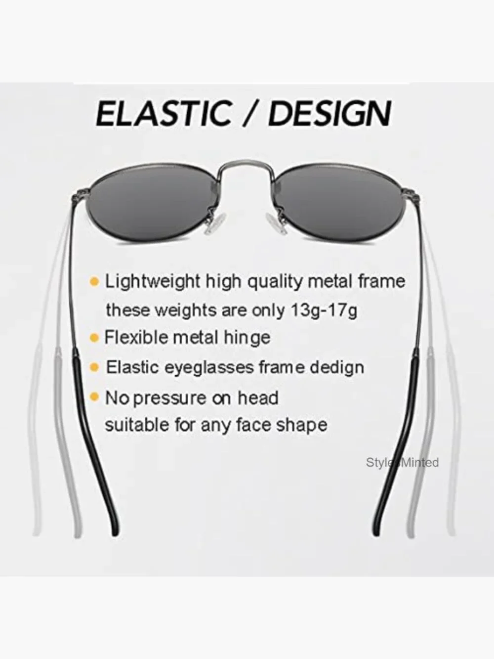 Polarized Kids Sunglasses Classic Metal Frame UV Protection Age 0-18